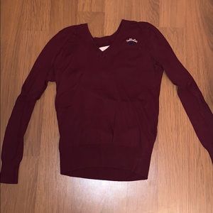 Maroon sweater